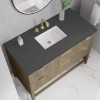 Emmeline 48" (Vanity Only Pricing) in Pebble Oak